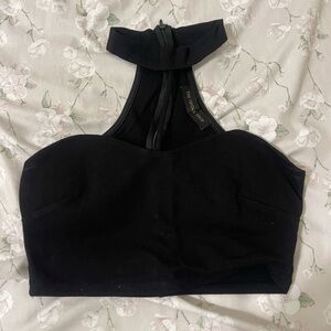 Black Halter Top